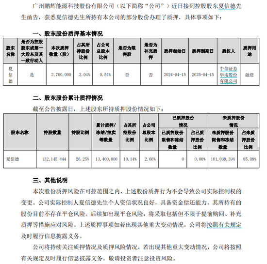 廣告帶火“固態(tài)電池”，鵬輝能源暴漲后發(fā)聲：炒作股價？不存在  第4張