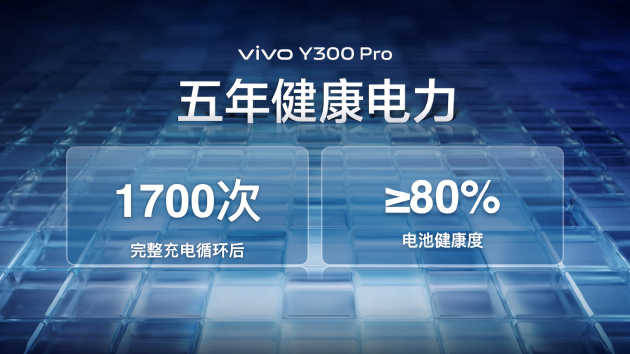 vivo Y300 Pro發(fā)布：搭載6500mAh超薄藍海電池，起售價1799元