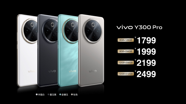 vivo Y300 Pro發(fā)布：搭載6500mAh超薄藍(lán)海電池，起售價(jià)1799元  第9張