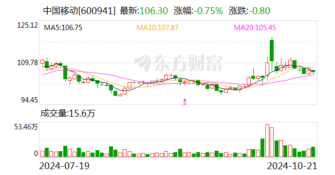 中國移動：9月移動業(yè)務(wù)客戶數(shù)當(dāng)月凈增243.2萬戶  第1張