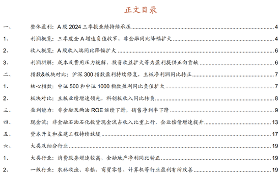 招商策略：三季報要點解讀 非金融A股盈利繼續(xù)承壓，消費服務、TMT、非銀等增速領先