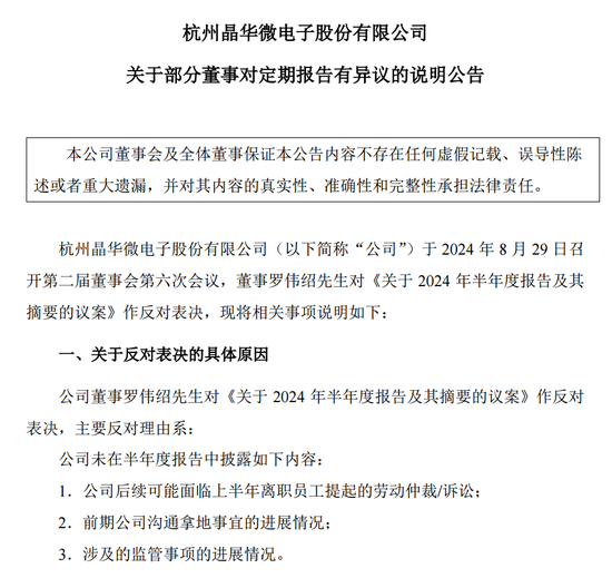 涉嫌信披違法違規(guī)！知名芯片股晶華微，被立案！  第4張