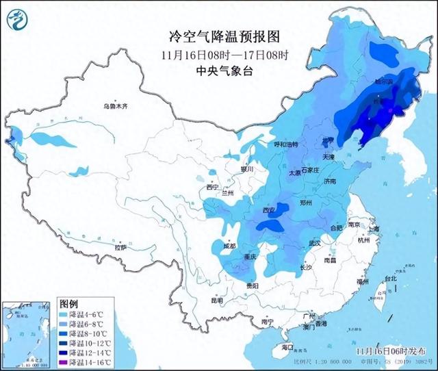 冷冷冷！大風(fēng)＋降溫都來了！全國冰凍線進(jìn)程圖出爐，這些地方雨雪天氣持續(xù)在線